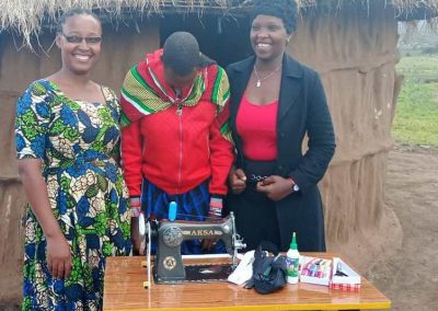 The Sewing Machine Project School Dropout Supported with Sewing Machine by Every Child Counts
